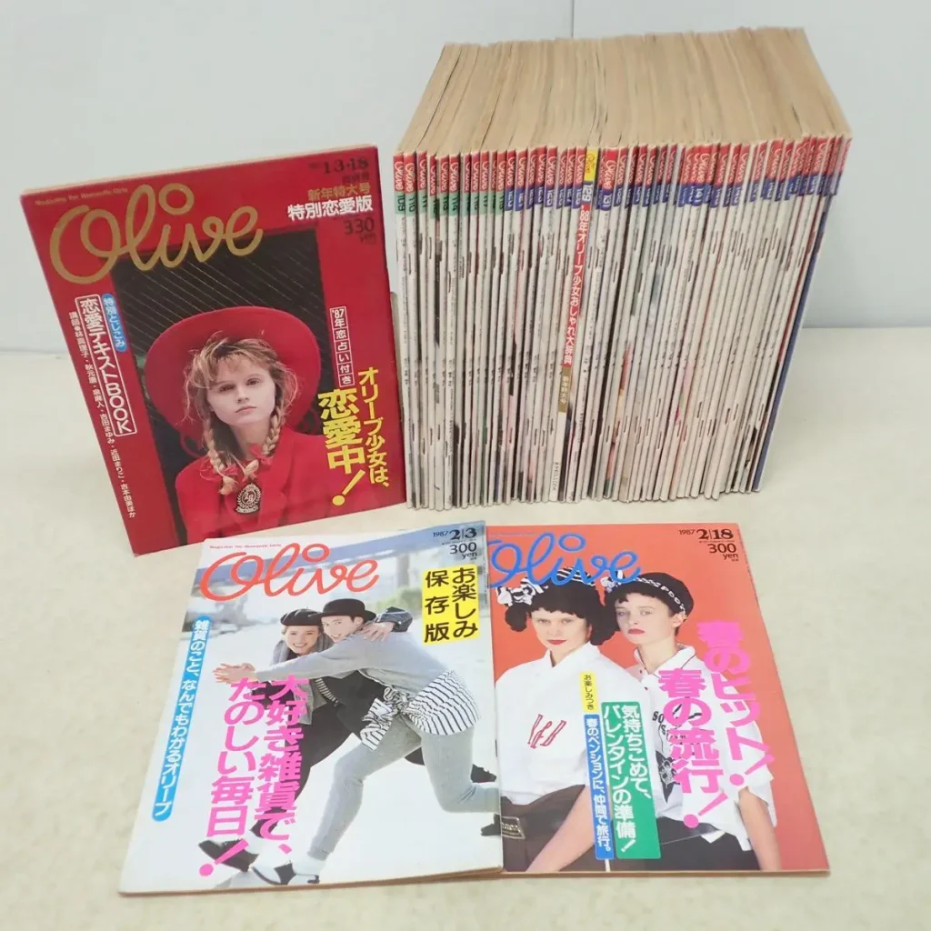 『Olive オリーブ』1987年〜1989年 　トップ画像